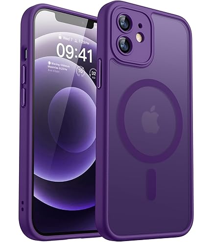 Amazon.com: JETech Magnetic Matte Case for iPhone 12 mini, Light