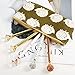 Chuangchou 8 Pieces Linen Pen Pencil Case Stationery Pouch Makeup Cosmetic Bag Coin Purse with Cute Forest and Animal
