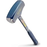 ESTWING Drilling/Crack Hammer, 4lb Long Handle Sledge, B3-4LBL | Made in USA, Finish May Vary, Heavy Hitting 4Lb Hammer, Forged In One Piece, Patented Shock Reduction Grip