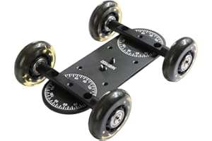 Sevenoak SK-DW03 Scaled Video Table Dolly with Rubberized Skate Wheels - Compatible with DSLR and Mirrorless Cameras