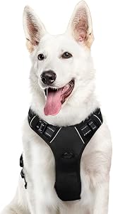 Eagloo Dog Harness Large No Pull Front Back Clips Reflective Adjustable XL