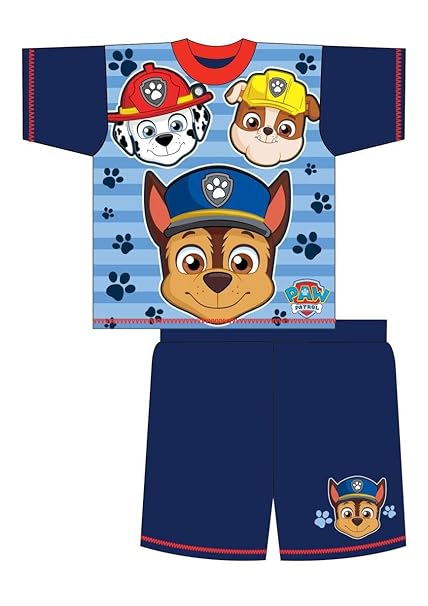 Boys Kids Paw Patrol Marshall Novelty Character Pyjamas Pjs Nightwear Nick Jr