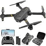 4DRC V4 Drone with 1080P HD Camera for Adults and Kids, Foldable Quadcopter with Wide Angle FPV Live Video, Trajectory Flight
