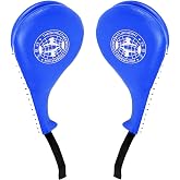 BREADEEP 2 Pack Taekwondo Kick Pads, Durable Kicking Target Pads for TKD Karate Martial Arts Strike Kickboxing Training Muay Thai MMA Fight Gear