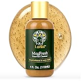 LORIINI MegFresh Facial Cleanser | Made in USA | Exfoliating Face Scrubber With Aloe, Papaya, Natural Fruit Extracts | Face Wash for Acne & All Skin Types | Revitalizing Skin Care for Women – 4oz