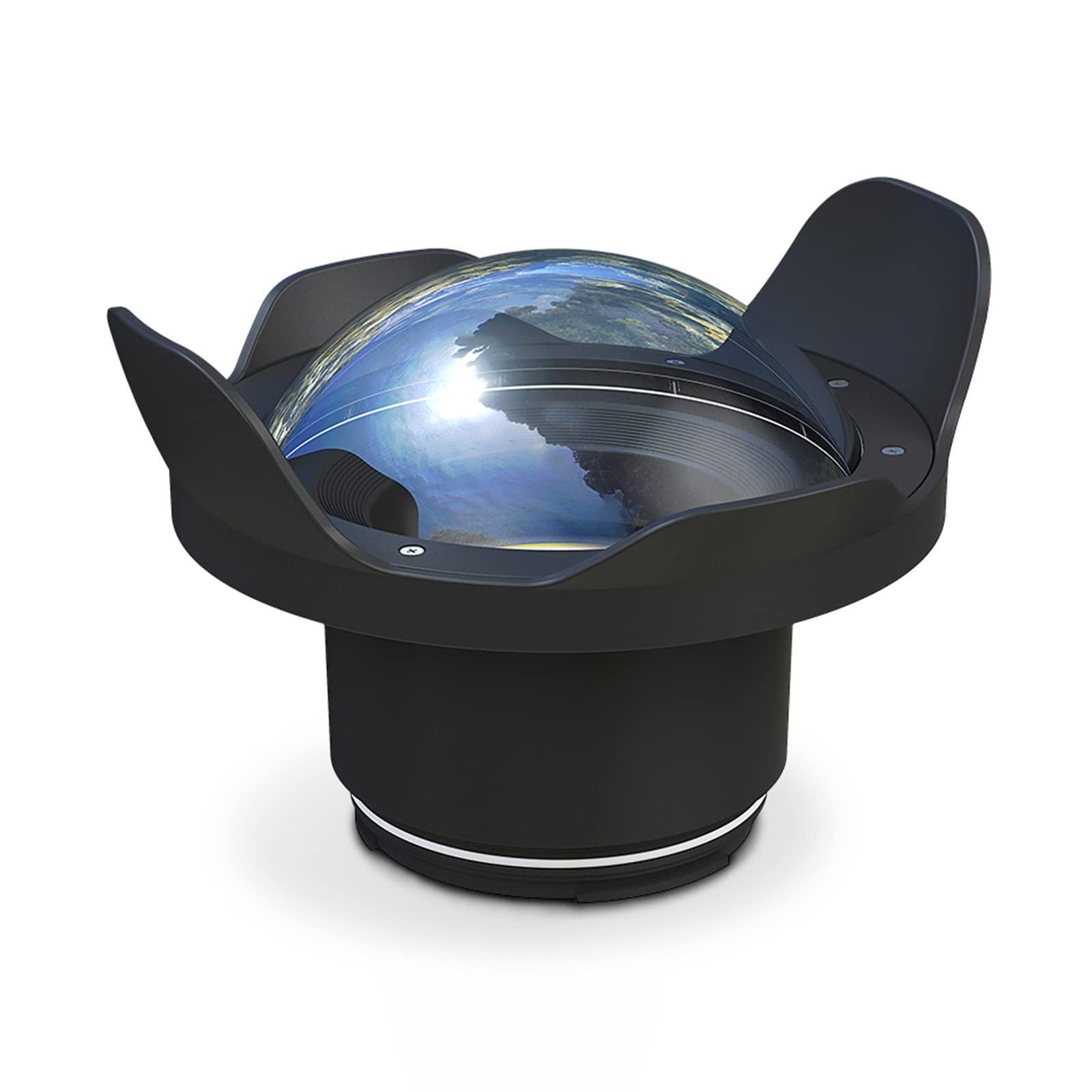 Sea frogs 6" Dry Dome Port for A6xxx series Salted Line & Sony a7 II(28-70mm/16-35mm/24-70mm) Panasonic GH5 (12-60mm) waterproof housing 40M/130FT …