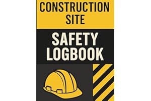 Construction Site Safety Logbook:: Daily Inspection Report Journal for Jobsite Hazards, PPE Checks, Incident Tracking & Toolb