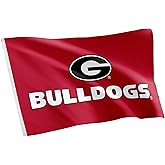 Desert Cactus University of Georgia Flag Bulldogs UGA Dawgs Banners 100% Polyester Indoor Outdoor 3x5 feet Flags (Design 7)