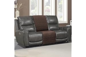 RBSC Home Recliner Sofa Covers 30 Inch Waterproof Slipcovers for Reclining Sofas (coffee, 31" Middle)