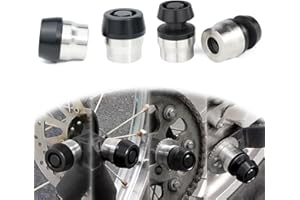 Mantt Front Rear Axle Sliders Fit for NINJA 300/400 KLR650 KLR250 XR150L XR125L CRF150L CRF110F CRF125F CBR125R MSX GROM 125 