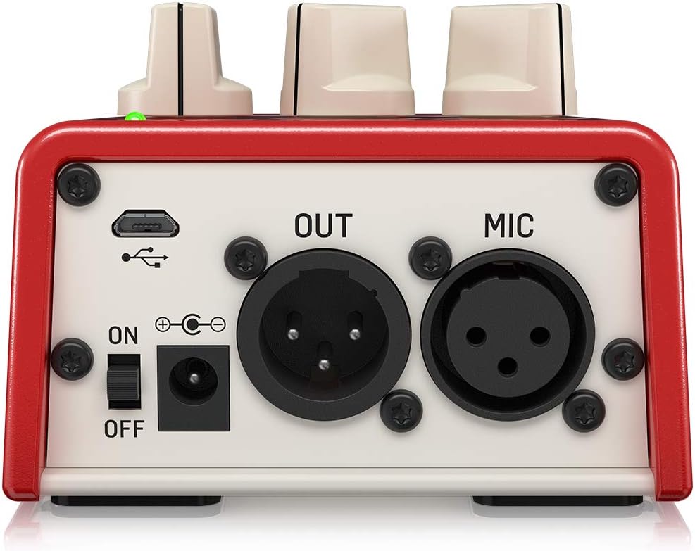 TC Helicon MIC MECHANIC 2 Ultra-Simple Battery-Powered Vocal Effects Stompbox with Reverb, Echo and Pitch Correction - Image 5