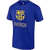 Icon Sports Officially Licensed FC Barcelona Cotton T-Shirt - Unisex Adult