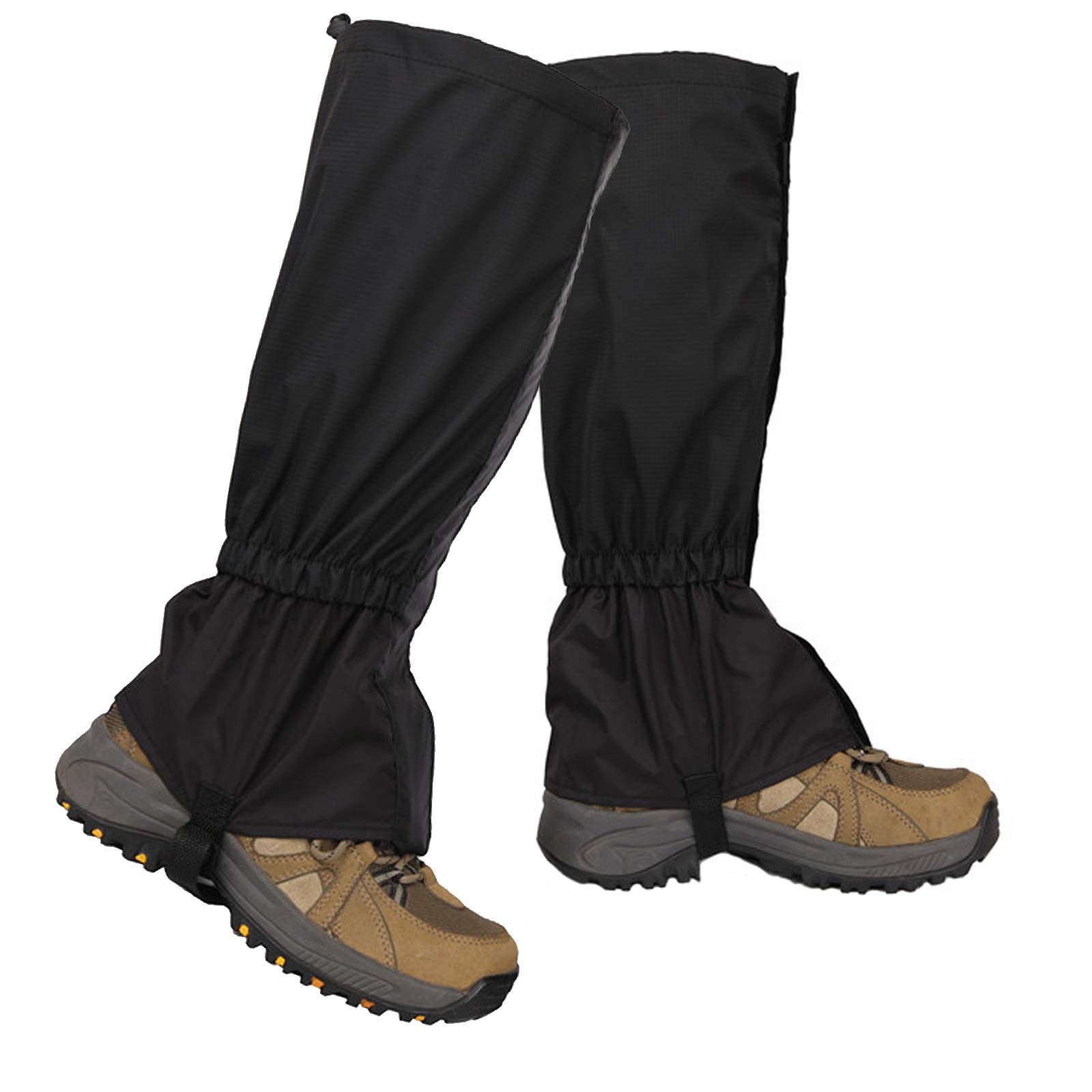 YMWALK Leg Gaiters - Waterproof Windproof Lightweight and Adjustable Leg Cover for Walking, Hiking, Skiing, Climbing, Hunting, Camping, Mountain Snow