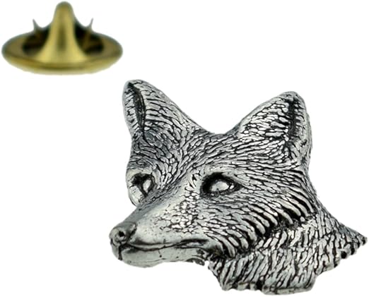 Gtr A6 Cabeza De Zorro Pin De Solapa Peltre Ingles Amazon Es Jardin