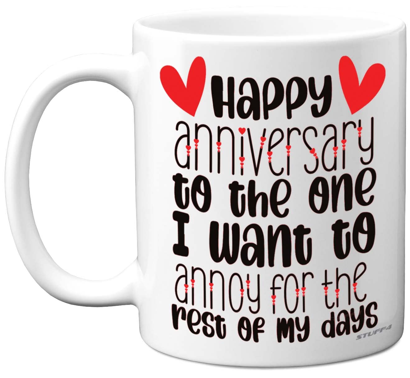 Stuff4 Cute Mug for Him Her - The One I Want to Annoy - Funny Romantic Anniversary Mug Gift for Boyfriend Girlfriend Husband Wife Partner, 11oz Ceramic Premium Cup Gifts Men Women — image 1