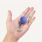 Vicloon Retractable Badge Reels 3 Pack Pink Purple Dark Blue 68cm view 4