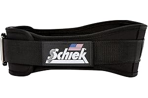Schiek Sports Model 2004 Nylon 4 3/4" Weight Lifting Belt - Black