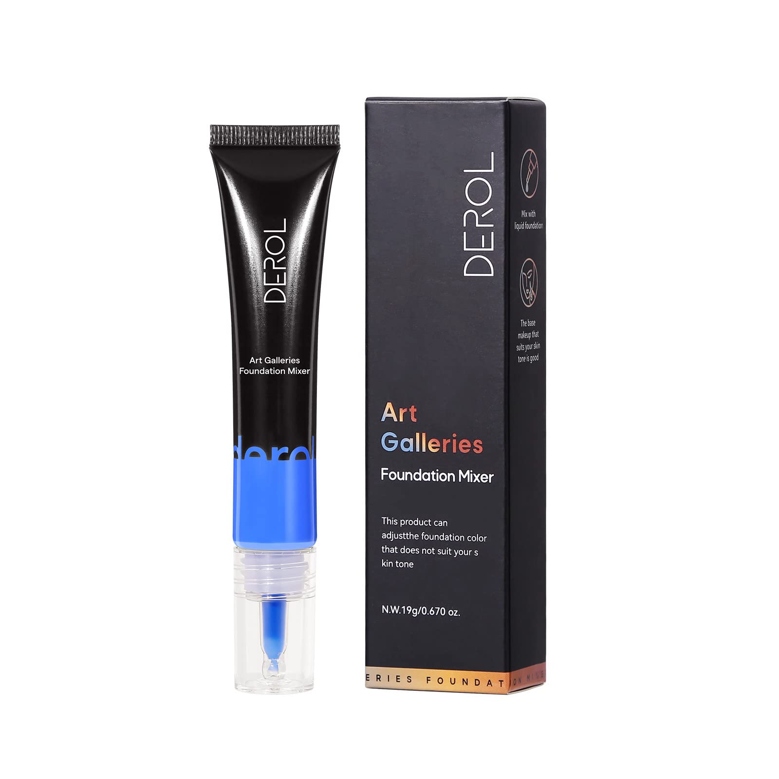 Foundation Mixer - Color Adjusting Drops to Match Your Skin Tone (02#Blue)
