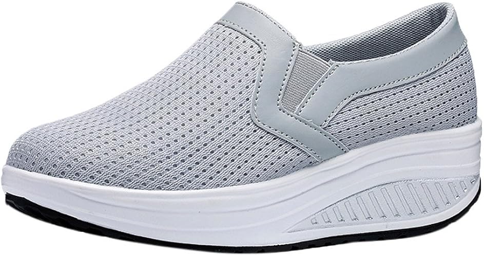 Qingsiy Zapatillas Deportivas de Mujer Gimnasio Fitness Correr ...