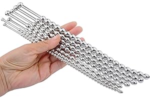 7 Sizes Men's Extended Urethral Fitness Probe Metal Curved Exercise & Protection Accessories-caM59 (7 pcs(5-10mm))