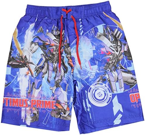 Transformers Little Boys' Optimus Prime Swim Trunks (7)