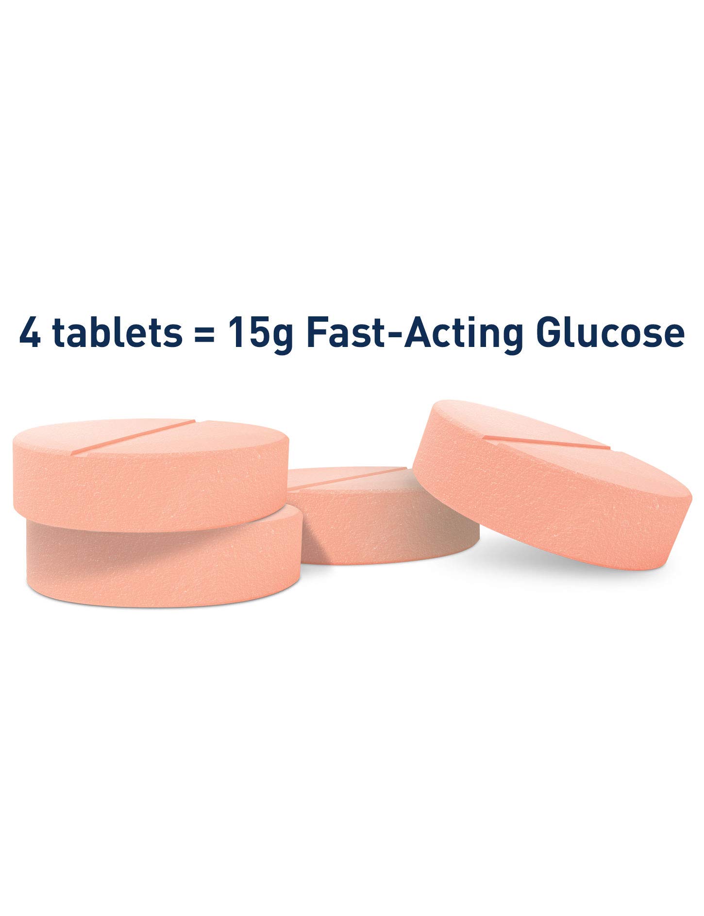TRUEplus Glucose Tablets, Orange Flavor - 6X 10ct Tubes