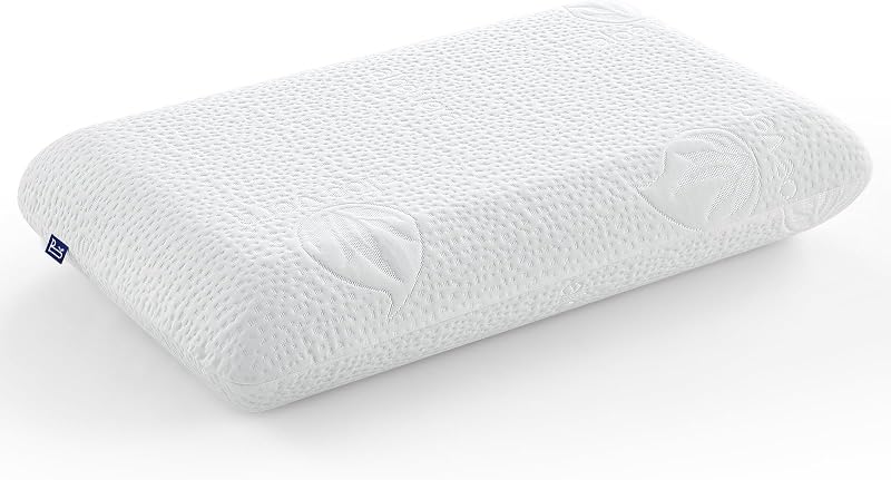 Almohada Viscoelástica 70 cm, Núcleo Compacto, Tejido Aloe Vera, Soporte Cervical Ergonómico, Memory Foam Adaptable Cuello, Funda Cremallera Lavable - 40x70 cm — foto 1 de 6