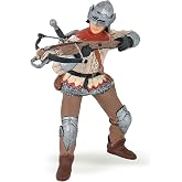 Papo - Realistic Red Crossbowman Figure - Ages 3+ - Fantasy &amp; Medieval Collection - Creative Play Medieval Battle - Gift Idea Toy for Girls and Boys