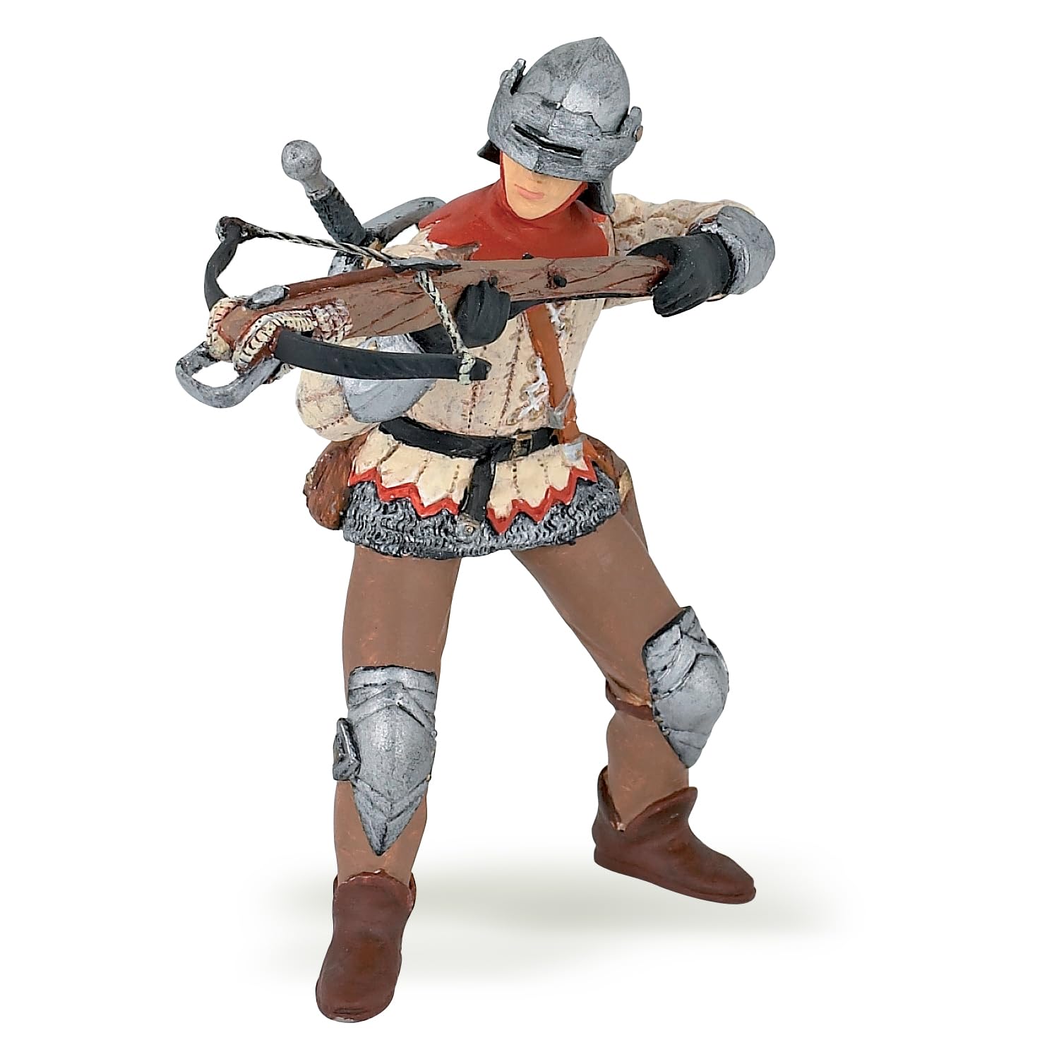 Papo - Realistic Red Crossbowman Figure - Ages 3+ - Fantasy & Medieval Collection - Creative Play Medieval Battle - Gift Idea Toy for Girls and Boys