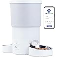 Neatstir Automatic Cat Feeder for 2 Cats – Dual Food Dispenser with App Control, 5L Capacity (20 Cups), Smart Cat Food Dispenser for Multi Cats, Dual Pet Feeder with Stainless Steel Bowls and WiFi