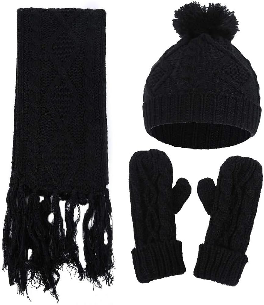 womens hat and gloves
