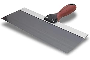 Marshalltown DuraSoft II Taping Knife, 12 Inch, Drywall and Plastering, DuraSoft Handle, Blue Steel, Made in The USA, 4512D