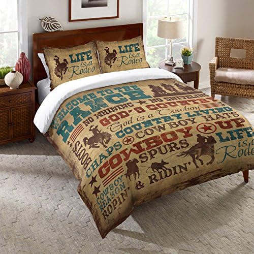 Laural Home Rodeo Words Comforter King