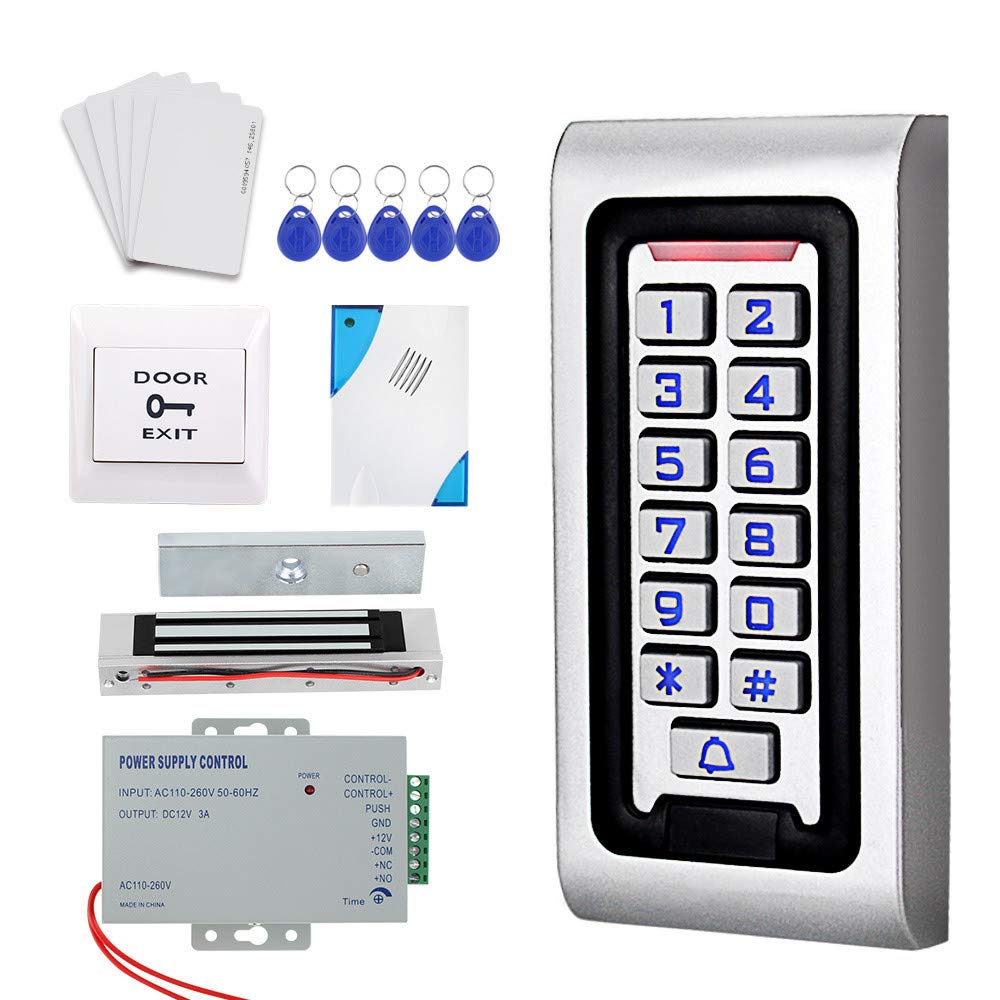 Dongyang Access Control System IP68 Waterproof RFID Keypad Metal Plate Kit 125kHz (Kit 3)