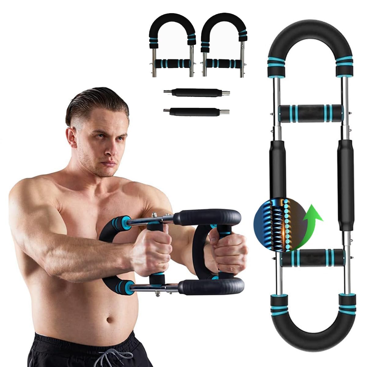 Photo 1 of ***Factory sealed***
Twister Arm Trainer - Adjustable 80-110lb Resistance with High-Tensile Steel Spring, Portable Arm & Chest Workout Equipment for Forearm, Triceps Strength Training, Home Workout Equipmen for Men&Women