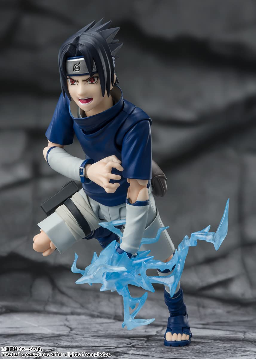 TAMASHII NATIONS - Naruto - Sasuke Uchiha -Ninja Prodigy of The Uchiha Clan Bloodline- S.H.Figuarts Action Figure