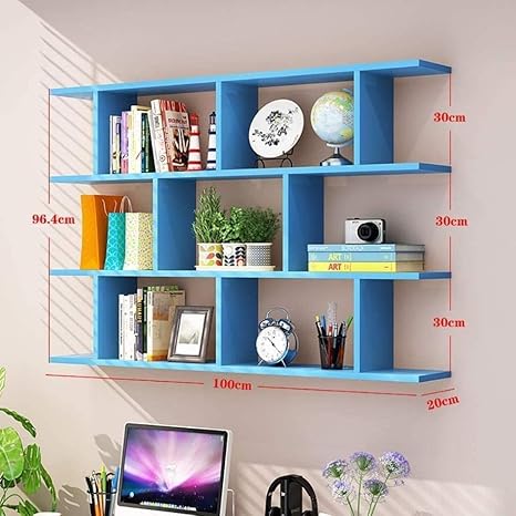 MMJFKF Wandregale Bücherregal Schwimm Buch Lagerung Einhängegestell