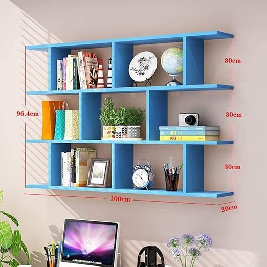 MMJFKF Wandregale Bücherregal Schwimm Buch Lagerung Einhängegestell