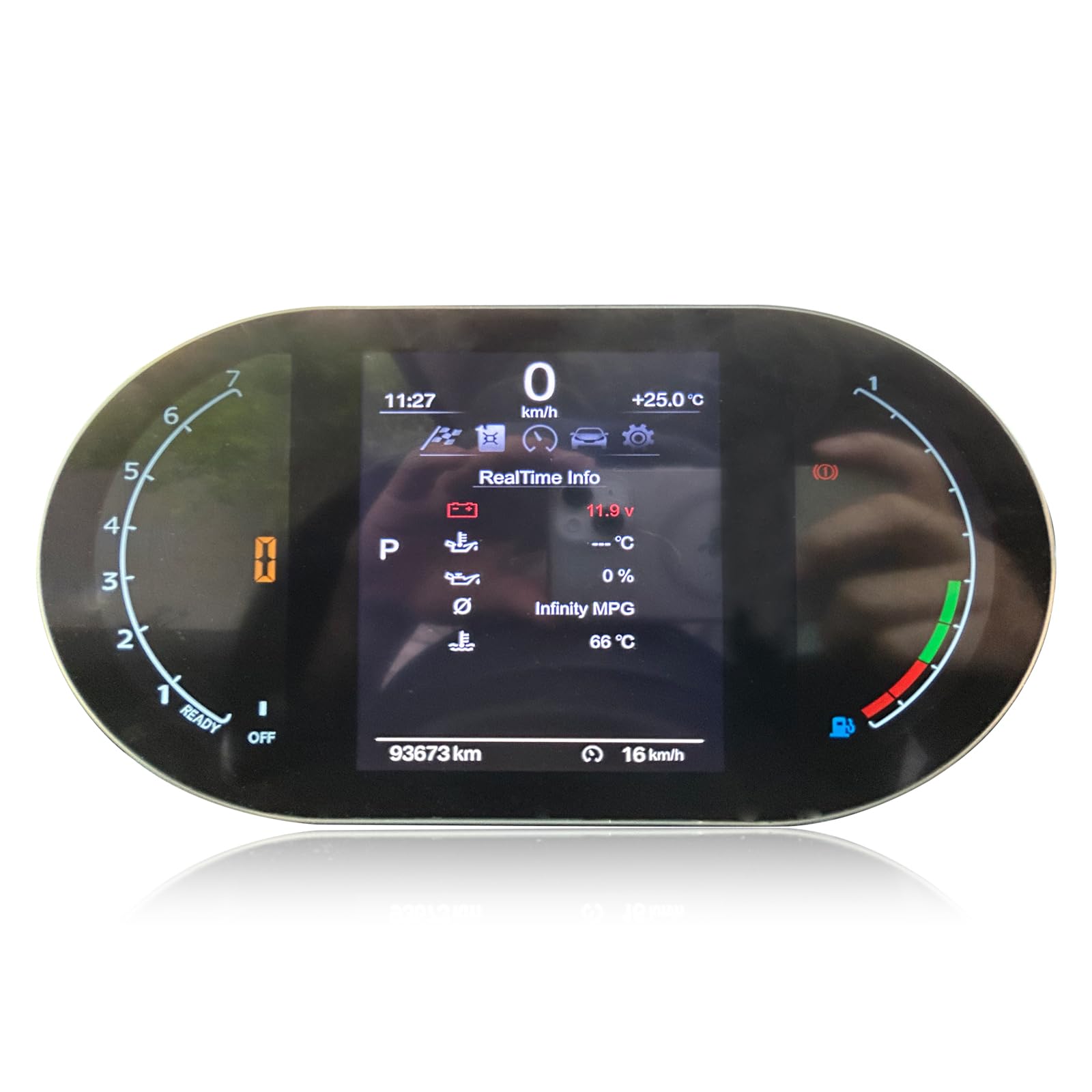 Photo 1 of Digital Speedometer Gauge Cluster for BMW Mini Series R55 R56 R57 R58 R59 2006-2016, 5" Automotive Dashboard Instrument Dash Odometer Head up Display Screen for R60 R61