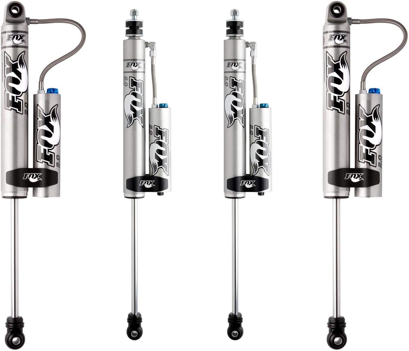 Amazon Com Fox 2 0 Performance Reservoir Adj Shock Set Compatible With 07 16 Wrangler W 1 5 3 5 Lift Jk Automotive