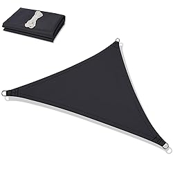 Jneaicn Shade Sail Waterproof Sun Canopy Triangle
