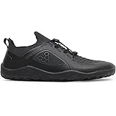 Vivobarefoot Primus Trail Knit FG Womens | Barefoot Trainers | Ultra-Lightweight Shoe | Build Strength, Balance & Mobility | Wide Fit Grounding Shoes | Flexible Obsidian