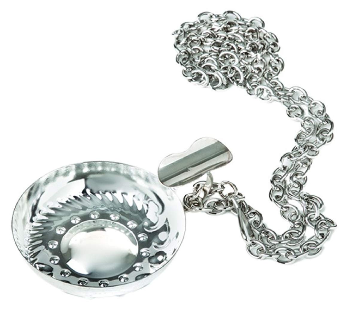 Silver Plated Tastevin Cellarman's Wine Tasting Cup w/Attached Chain by Franmara