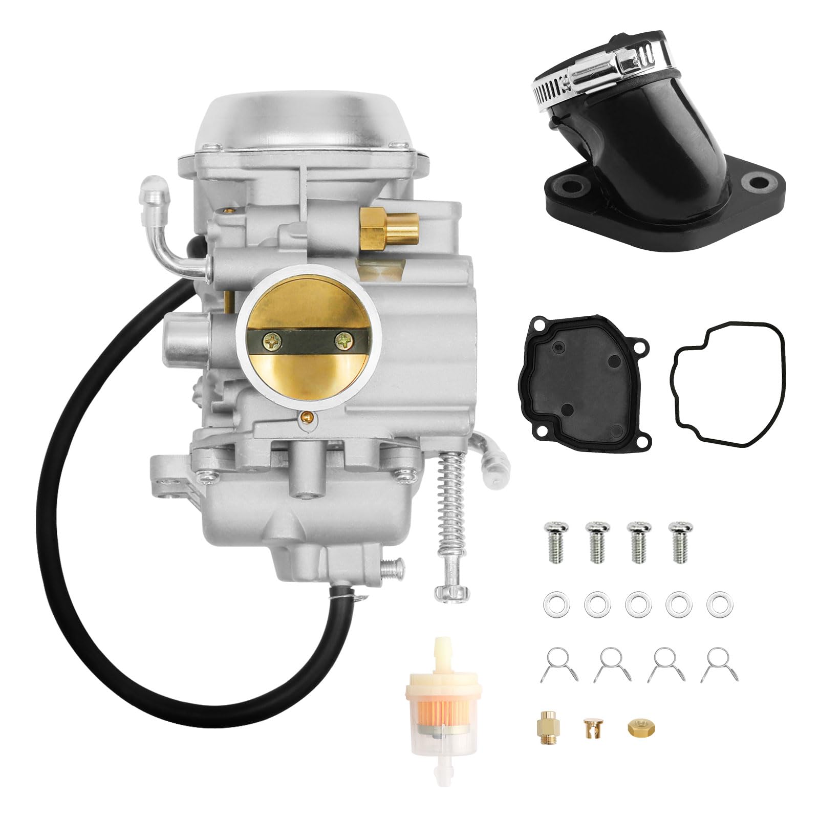 Photo 1 of Caburetor Compatible with Polaris Ranger 400 425 500 Polaris Sportsman 300 335 400 450 500 600 700 Polaris Trail Boss 330 325 Magnum 325 330 425 500 with Intake Manifold Boot