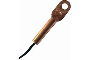 Thermistor - Strap/Bolt-On, NTC, 10K Ohm Resistance, -20-150C Temp Range, 10mm Hole, KSOL Power, P/N TS10A