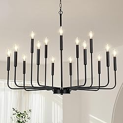 Gifarich Black Chandeliers for Dining Room Light
