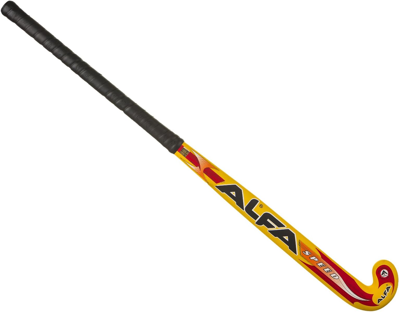 Alfa Speed Wooden Hockey Perfect Grip Match Play Hockey Stick - 36 Inch Long
