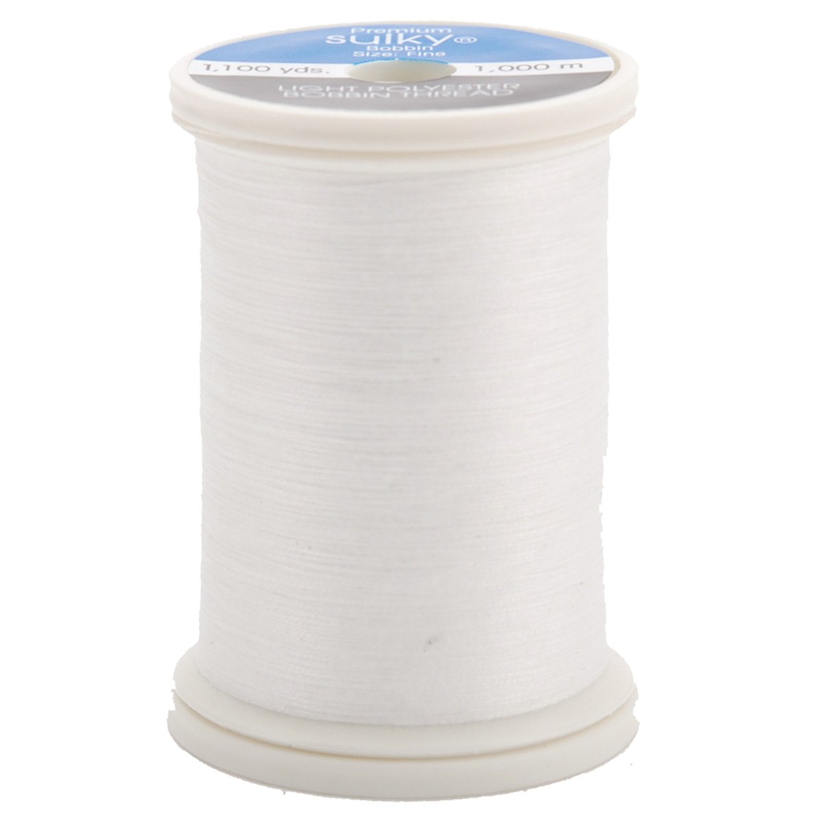 Sulky 1100 yd 60 Weight Bobbin Thread, White