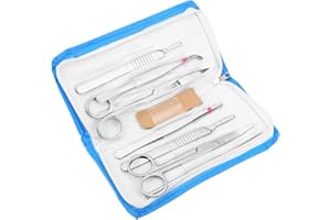 7PCS Stainless Steel Dissecting Dissection Kit Set Anatomy Biological Sample Biology Teaching Medical Student Dissecting Scie