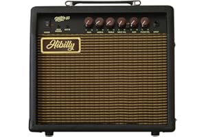 HIBILLY 30 Watt Bass Amplifier Retro Bass 30- Compact and Powerful Amp for Professional Performances and Practice Sessions (Black) (Black-Guitar Retro 20W)
